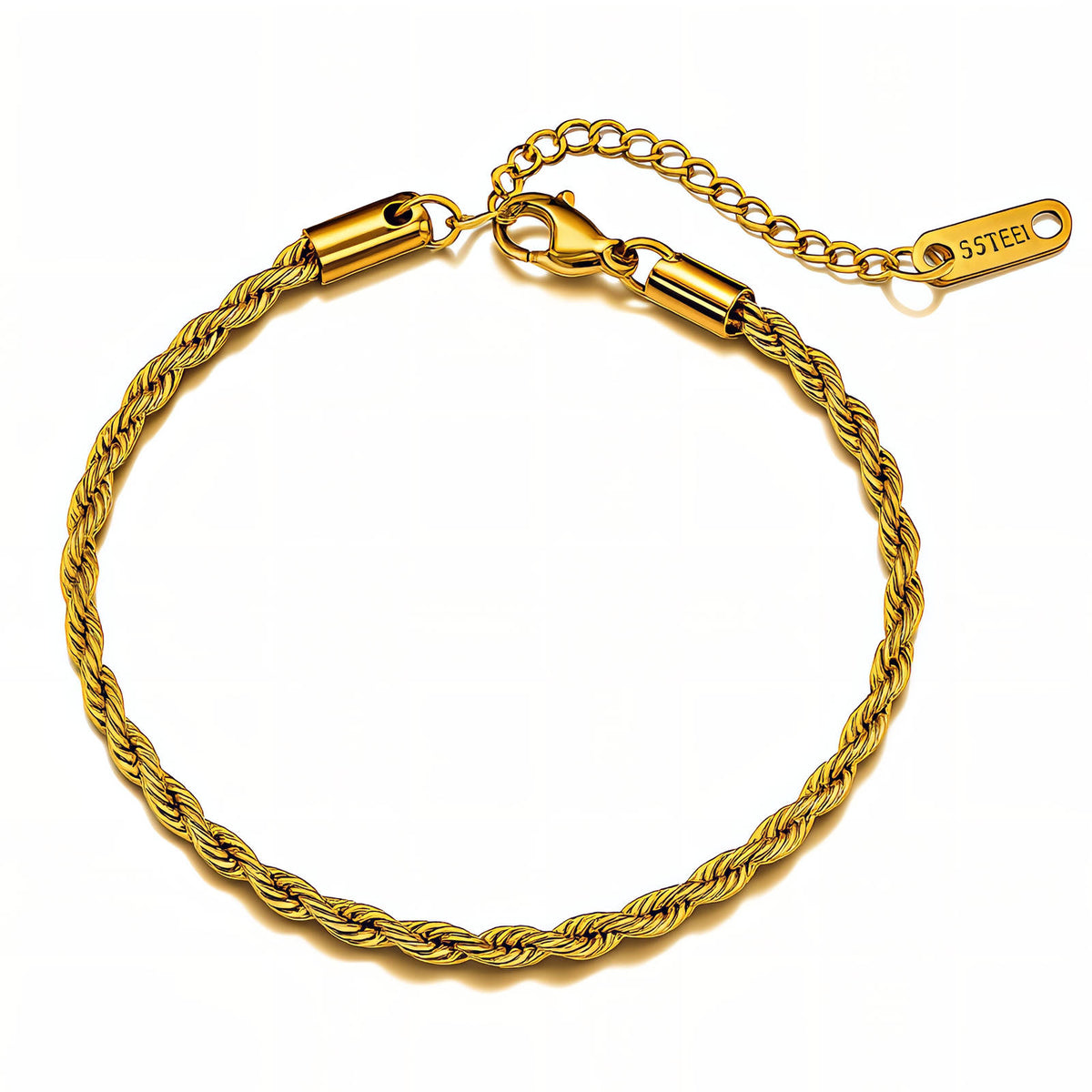PVD Gold-Plated Stainless Steel Bracelet - Intensity