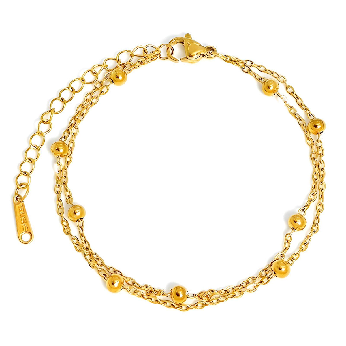 PVD Gold-Plated Stainless Steel Bracelet - Intensity