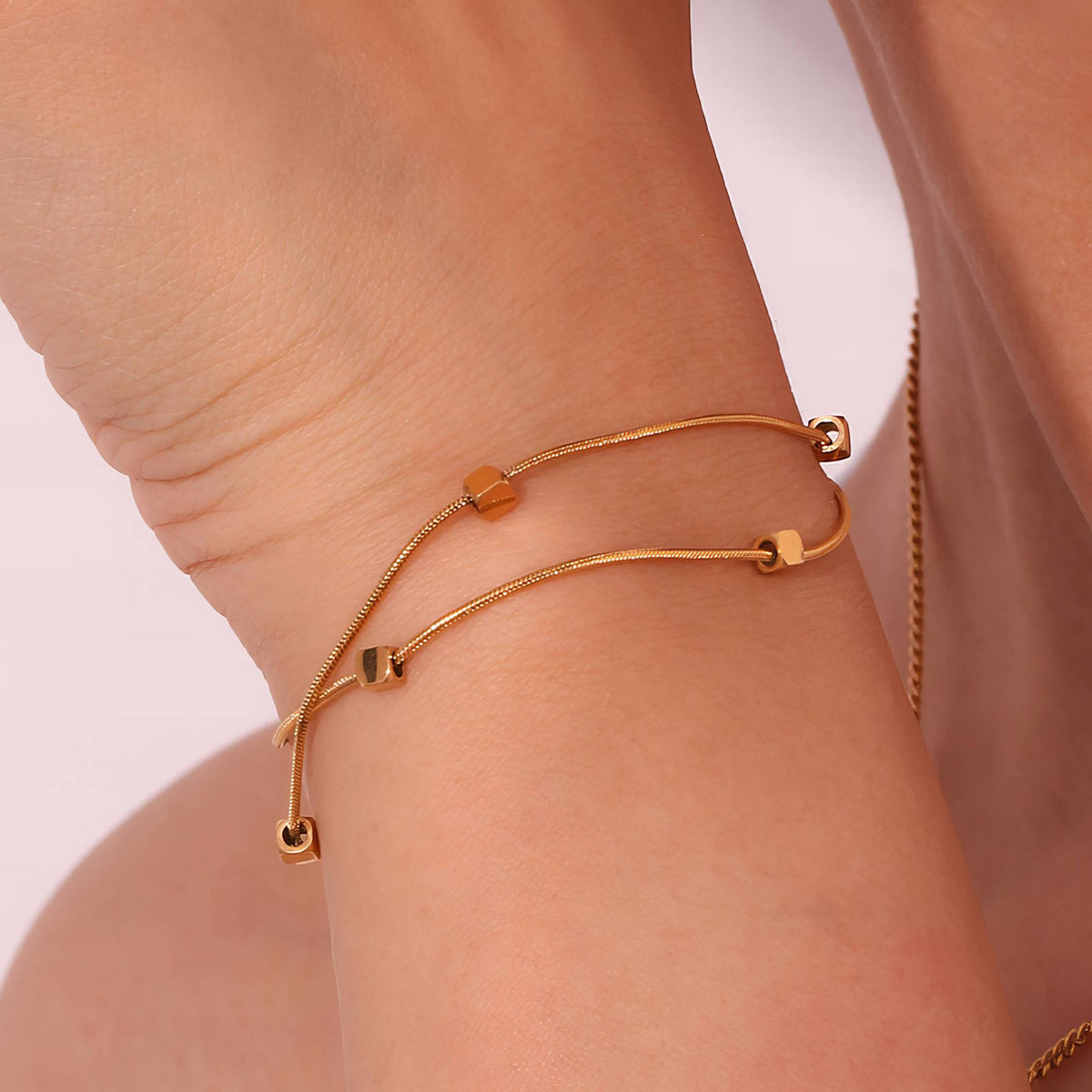 PVD Gold-Plated Stainless Steel Bracelet - Intensity