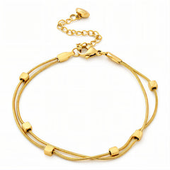 PVD Gold-Plated Stainless Steel Bracelet - Intensity