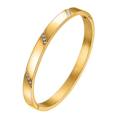 PVD Gold-Plated Stainless Steel Bracelet - Intensity
