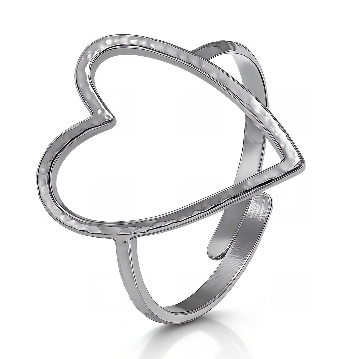 Heart Stainless Steel Ring - Intensity