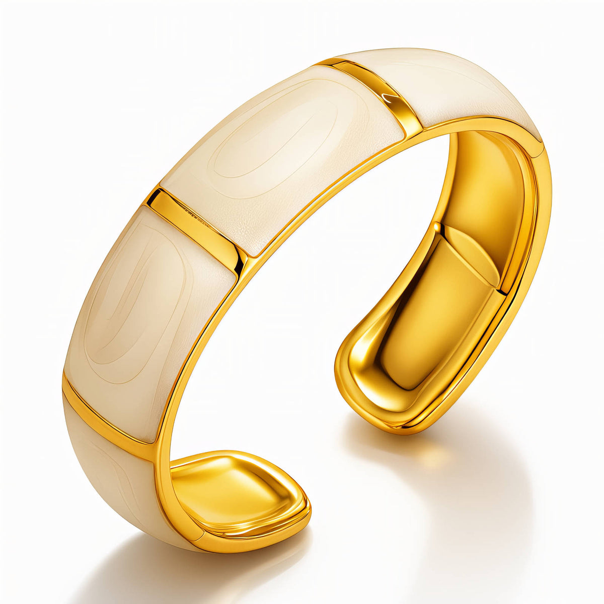PVD Gold-Plated Stainless Steel Ring - Intensity