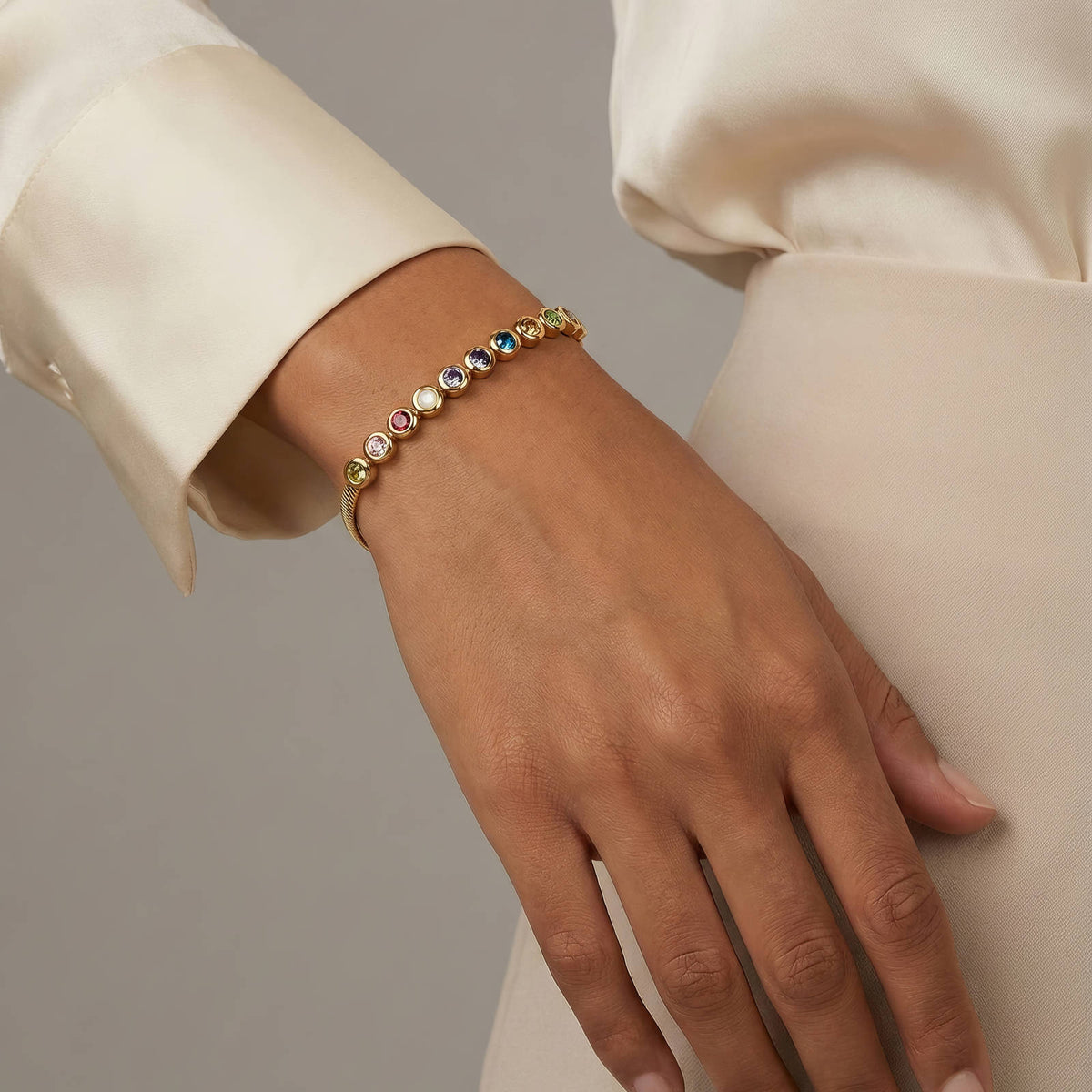 PVD Gold-Plated Stainless Steel Bracelet - Intensity