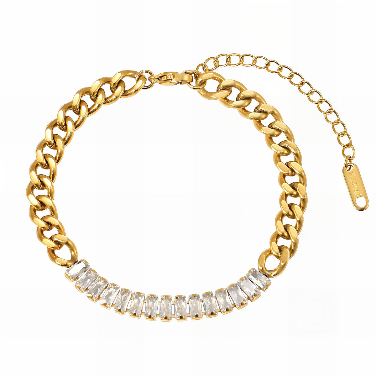 PVD Gold-Plated Stainless Steel Bracelet - Intensity