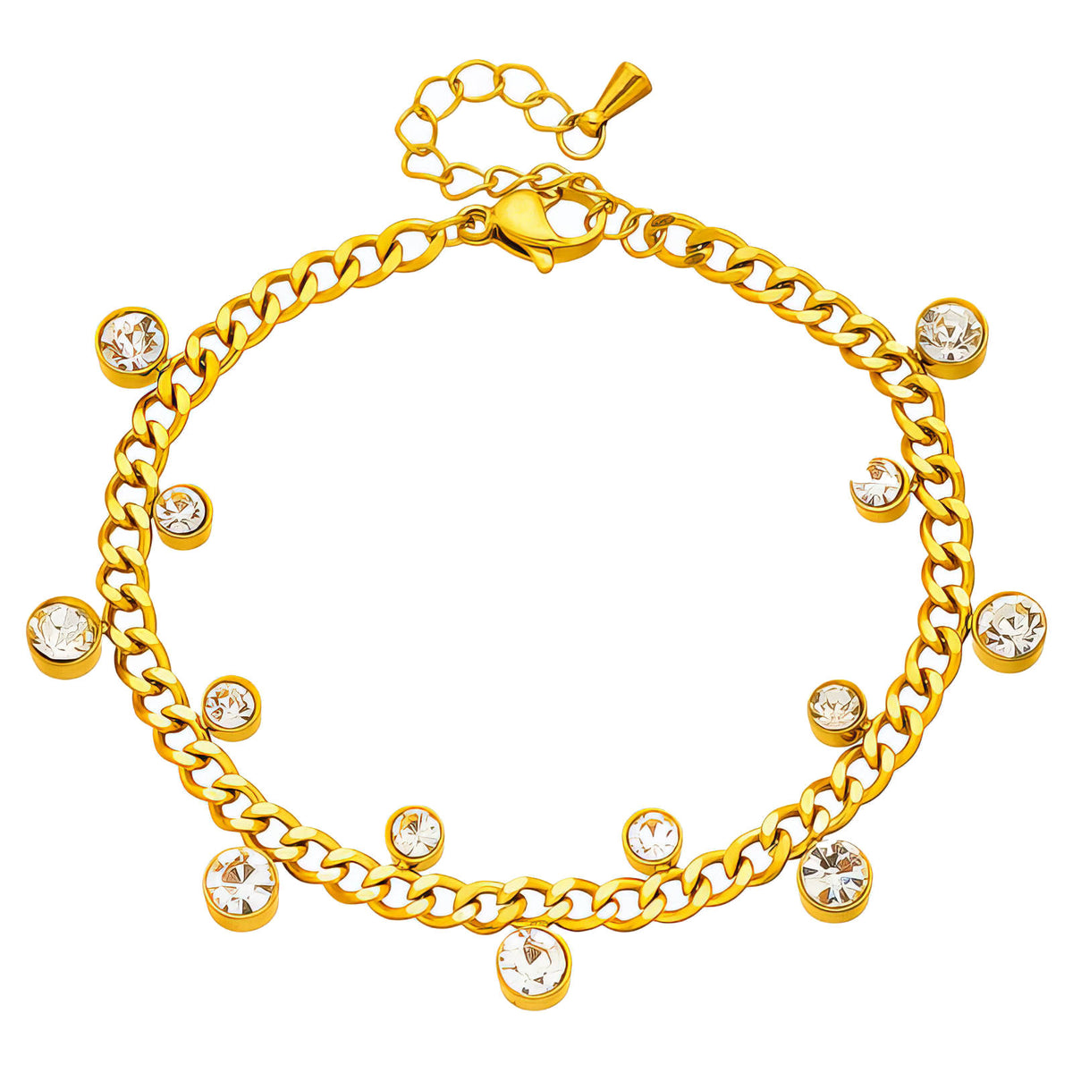 PVD Gold-Plated Stainless Steel Bracelet - Intensity