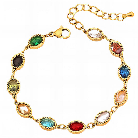 PVD Gold-Plated Stainless Steel Bracelet - Intensity