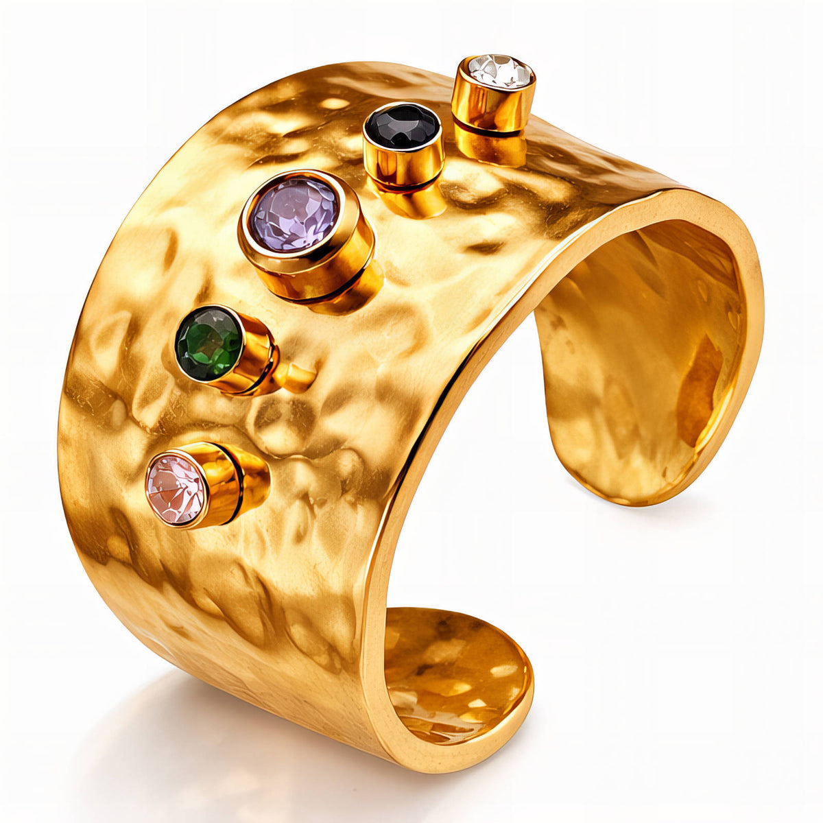 PVD Gold-Plated Stainless Steel Ring - Intensity