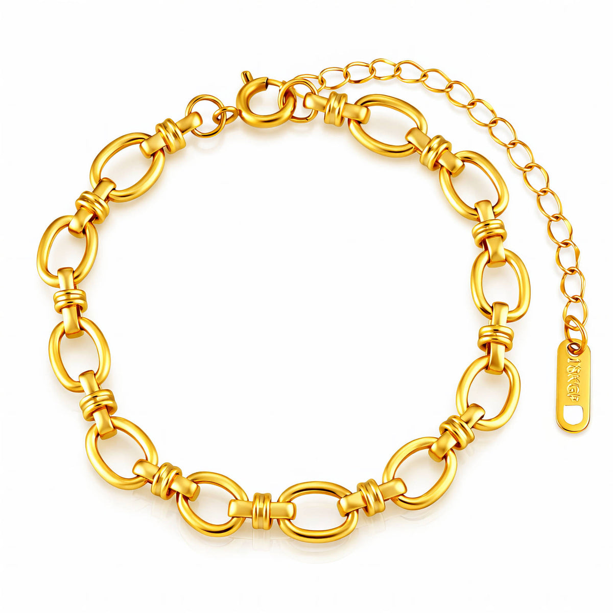 PVD Gold-Plated Stainless Steel Bracelet - Intensity