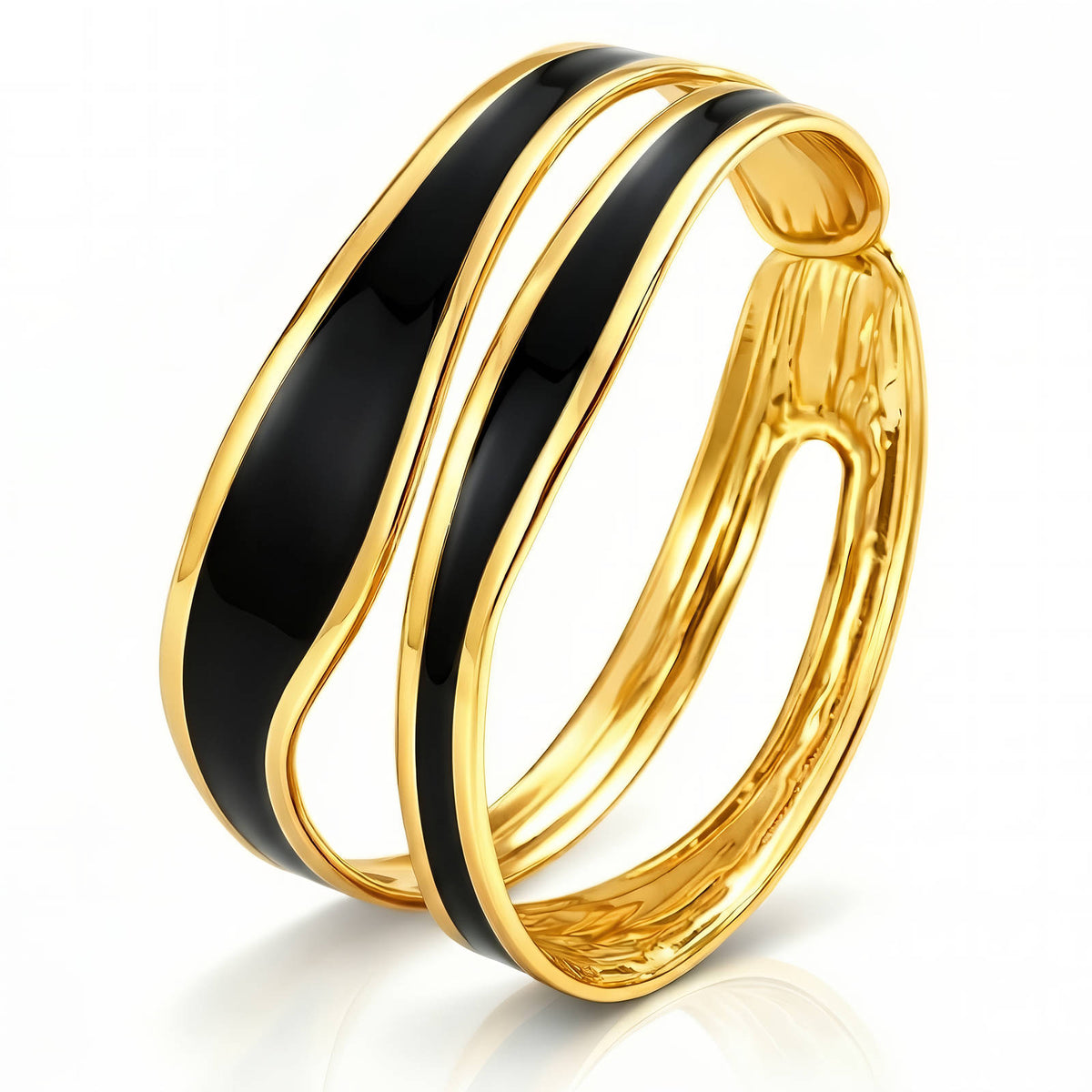 PVD Gold-Plated Stainless Steel Bracelet - Intensity