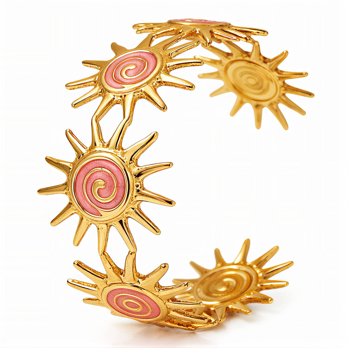 Suns PVD Gold-Plated Stainless Steel Bracelet - Intensity