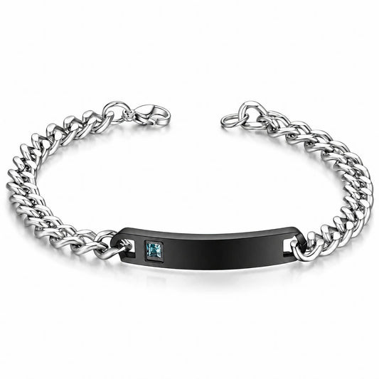 Men's Black PVD (TiCN) Stainless Steel Bracelet - Prime Code