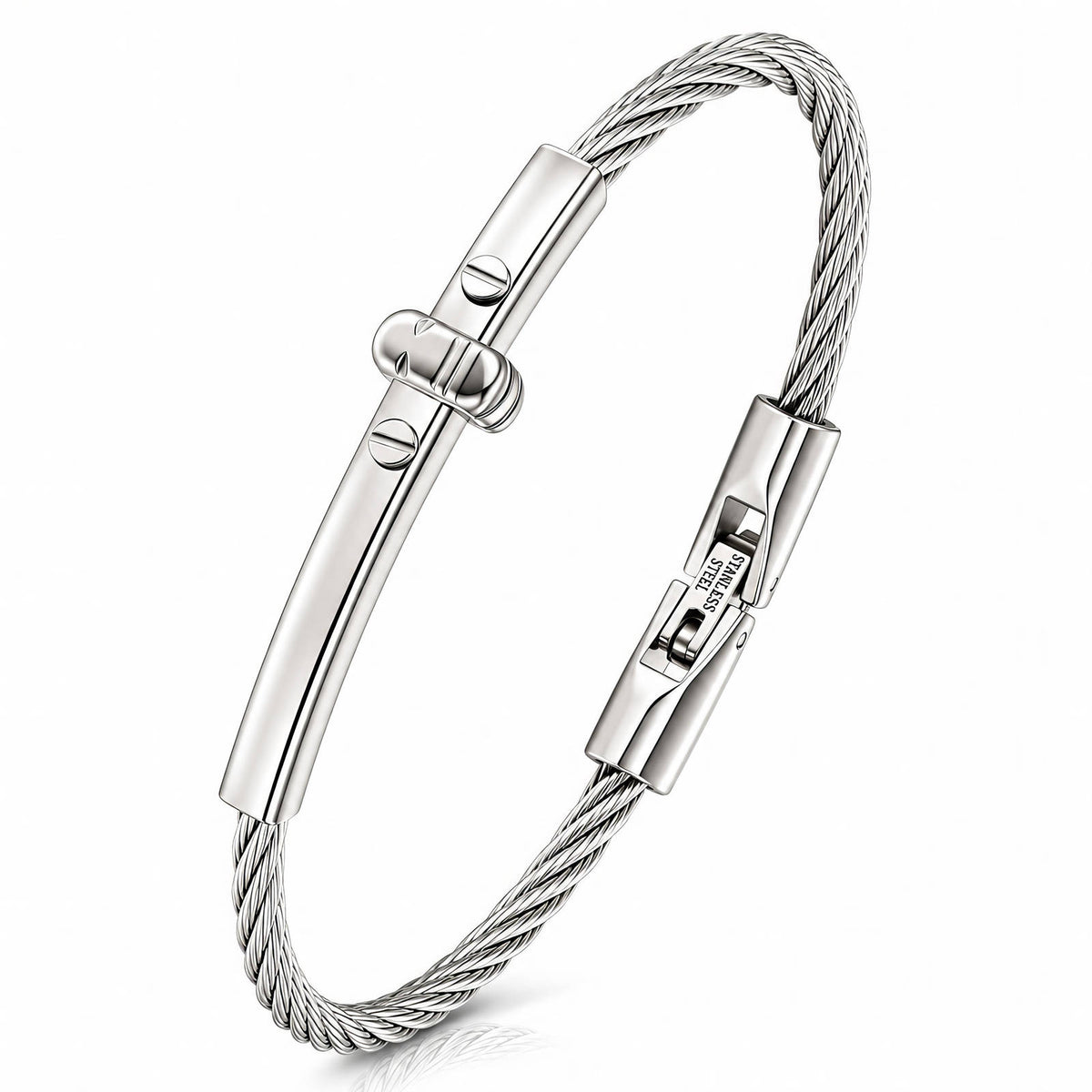 Men's Stainless Steel Bracelet - Prime Code