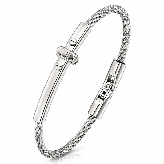 Men's Stainless Steel Bracelet - Prime Code