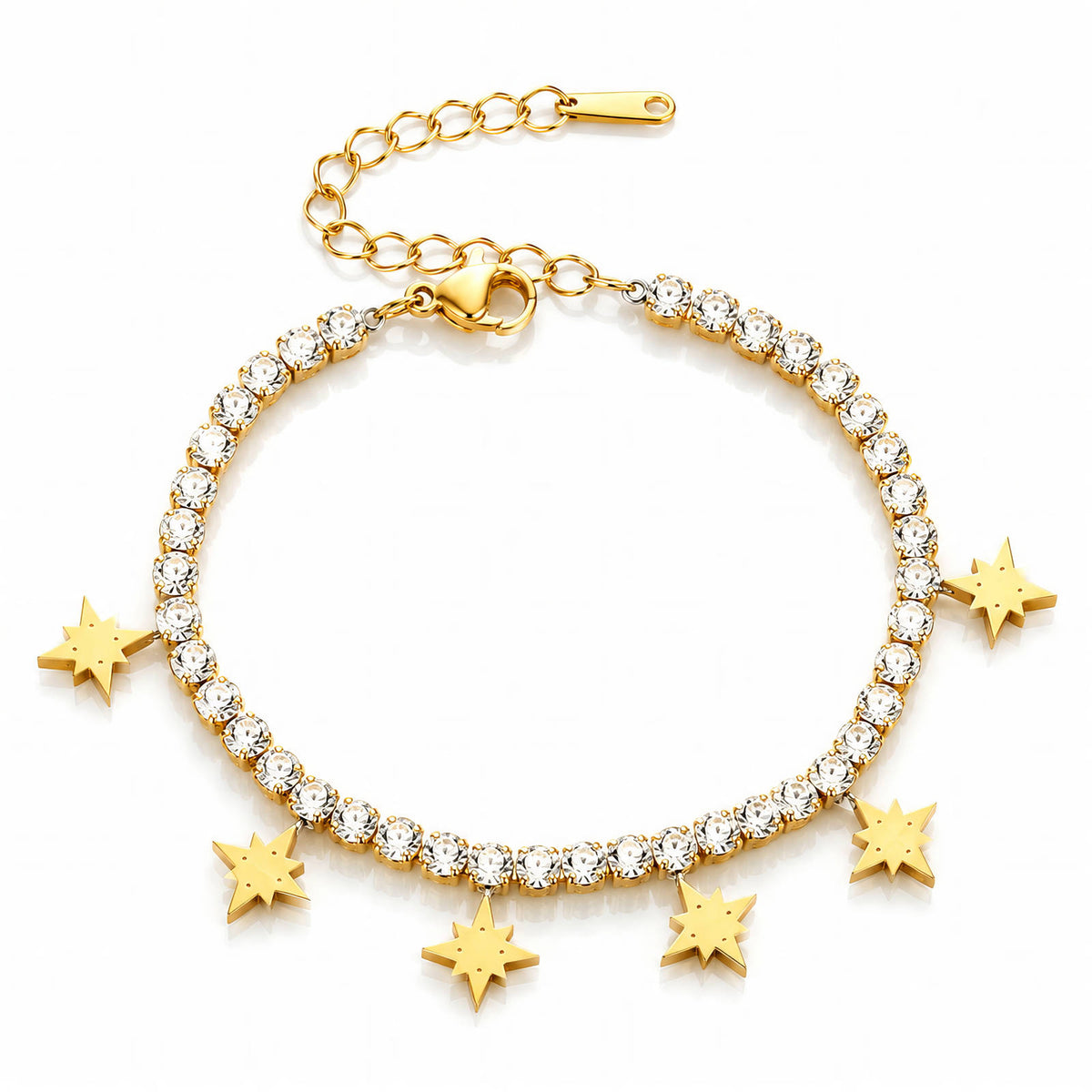 Star PVD Gold-Plated Stainless Steel Bracelet - Intensity