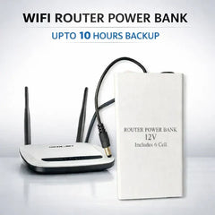 WiFi Router Power Bank (8–10Hrs Backup)