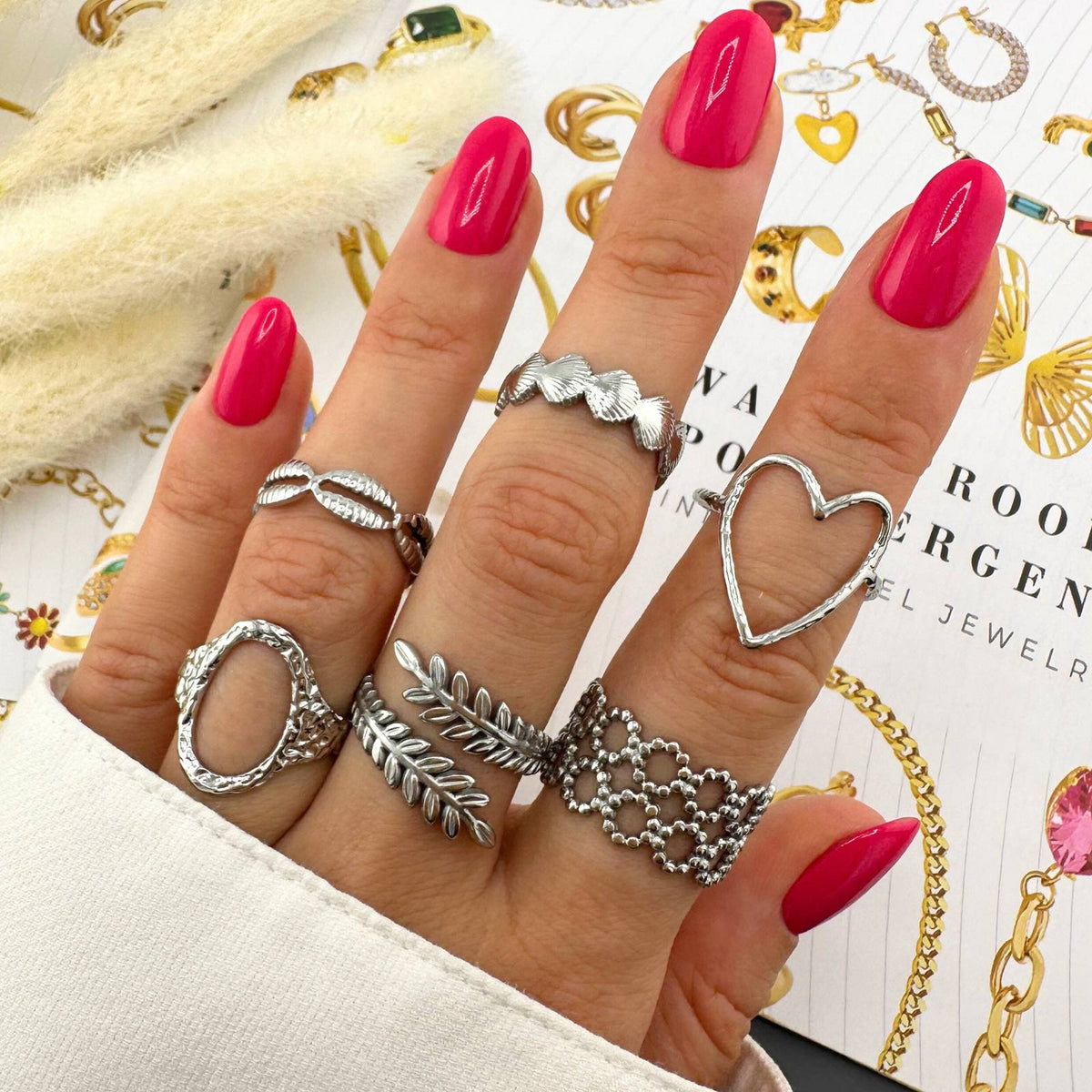 Heart Stainless Steel Ring - Intensity