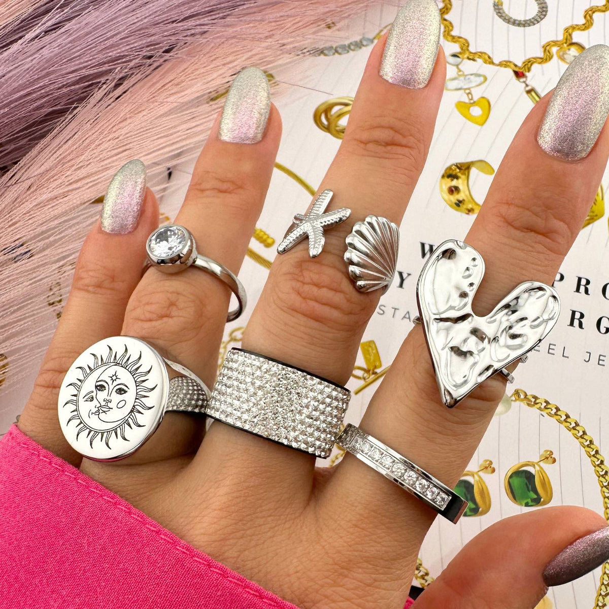 Heart Stainless Steel Ring - Intensity