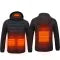 Winter Heated Jacket USB Electric Cotton Coat Zip-up Heater Thermal Clothing Heating Vest For Men