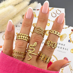 PVD Gold-Plated Stainless Steel Ring - Intensity