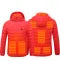 Winter Heated Jacket USB Electric Cotton Coat Zip-up Heater Thermal Clothing Heating Vest For Men