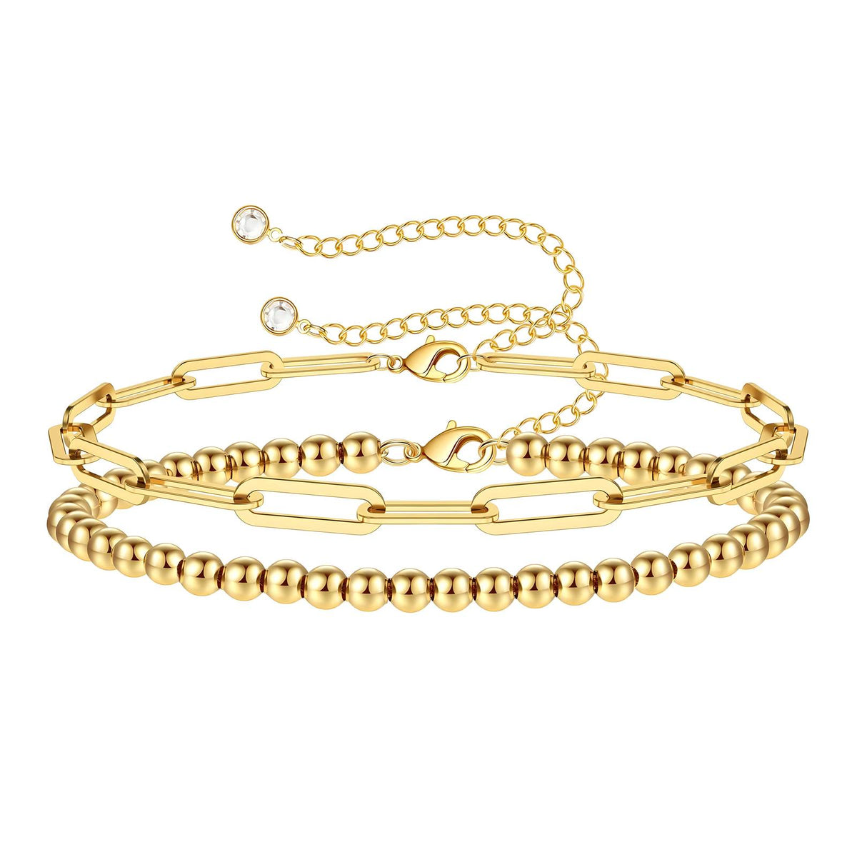 PVD Gold-Plated Stainless Steel Bracelet - Intensity