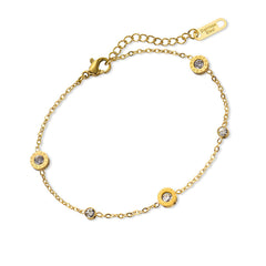 PVD Gold-Plated Stainless Steel Bracelet - Intensity