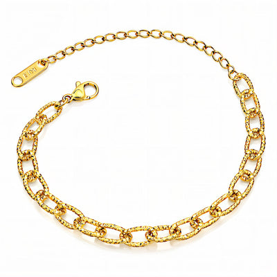 PVD Gold-Plated Stainless Steel Bracelet - Intensity