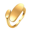 PVD Gold-Plated Stainless Steel Ring - Intensity