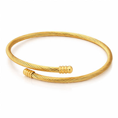 PVD Gold-Plated Stainless Steel Bracelet - Intensity