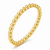 PVD Gold-Plated Stainless Steel Ring - Intensity