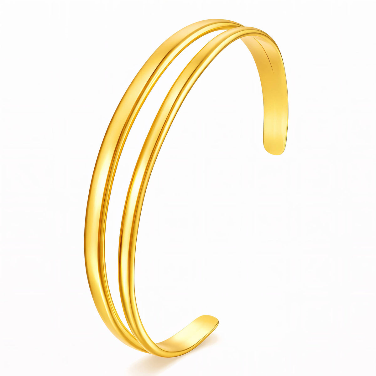 PVD Gold-Plated Stainless Steel Bracelet - Intensity