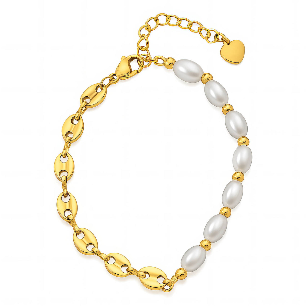 PVD Gold-Plated Stainless Steel Bracelet - Intensity