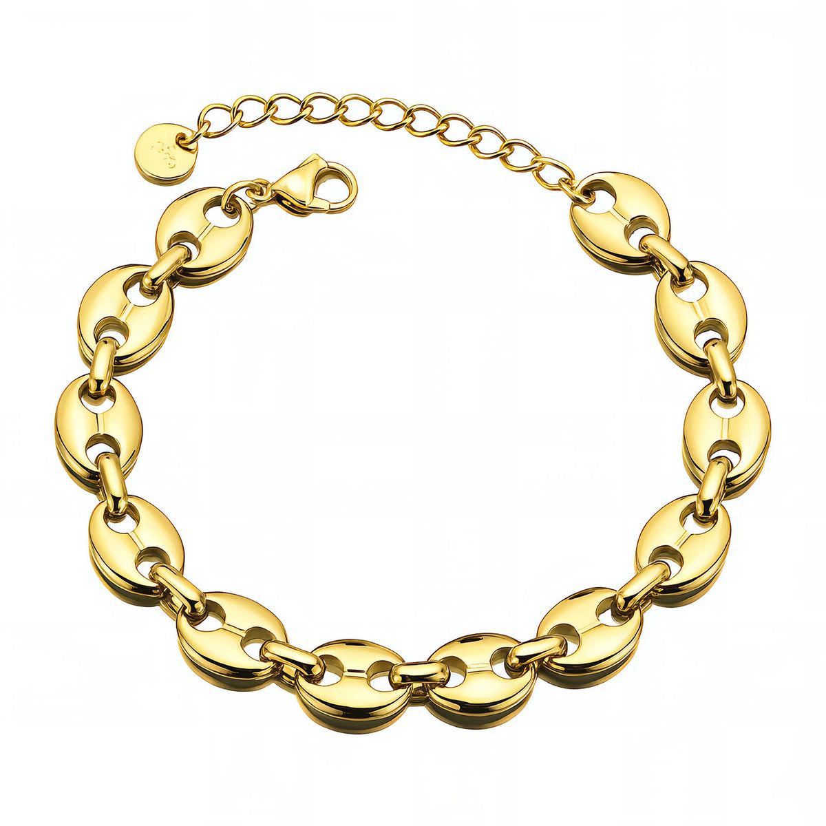 PVD Gold-Plated Stainless Steel Bracelet - Intensity