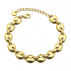 PVD Gold-Plated Stainless Steel Bracelet - Intensity