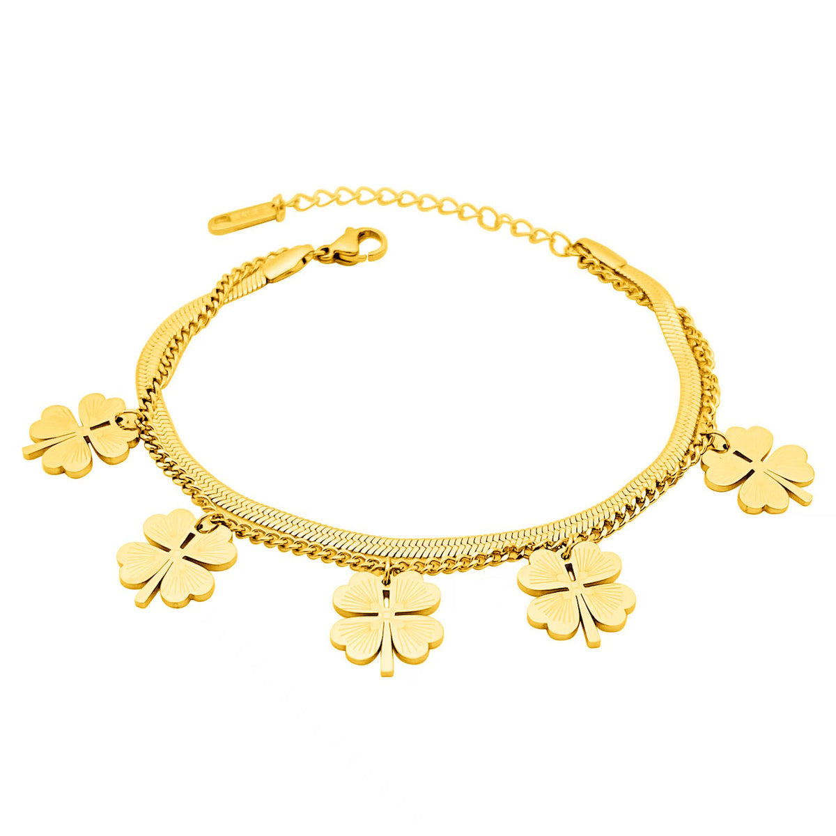PVD Gold-Plated Stainless Steel Bracelet - Intensity