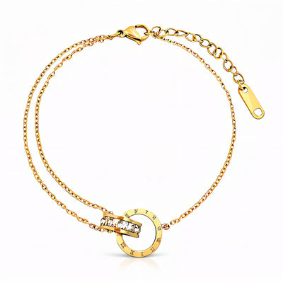 PVD Gold-Plated Stainless Steel Bracelet - Intensity