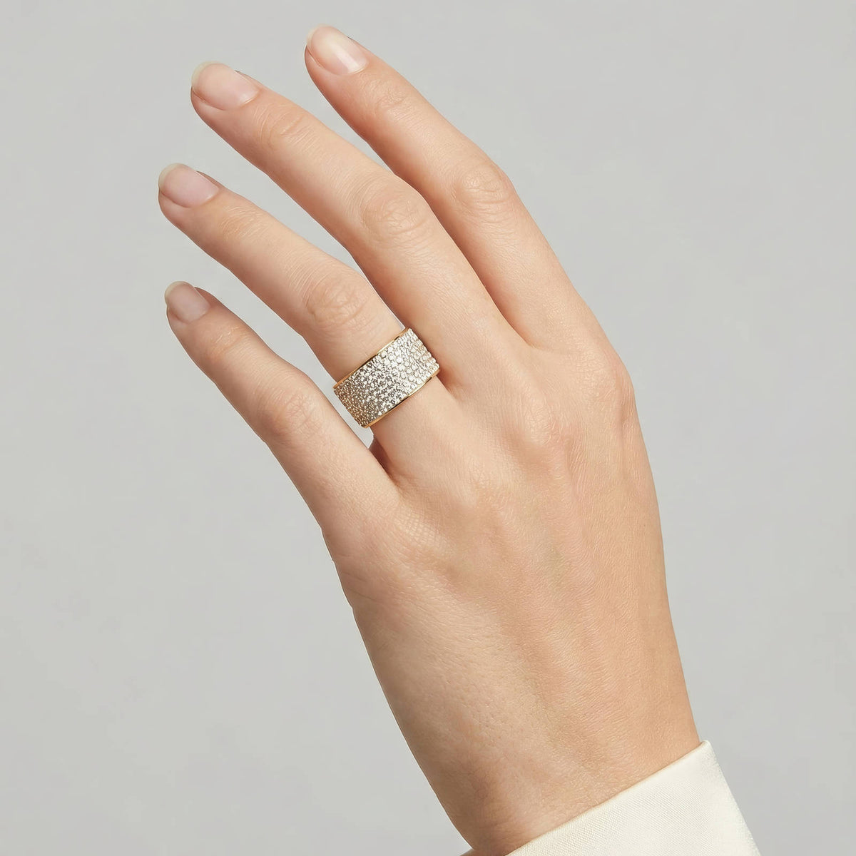 PVD Gold-Plated Stainless Steel Ring - Intensity