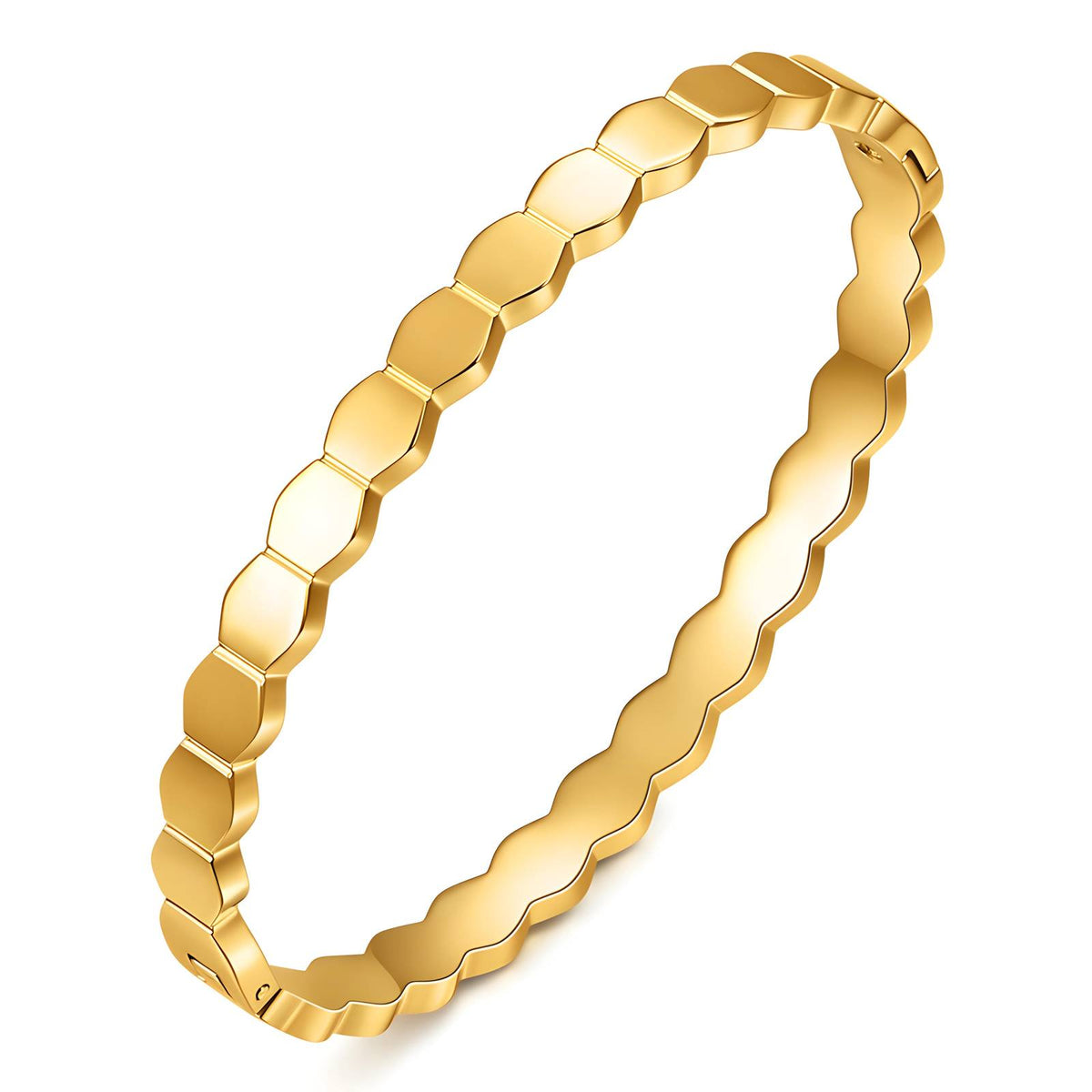 PVD Gold-Plated Stainless Steel Bracelet - Intensity