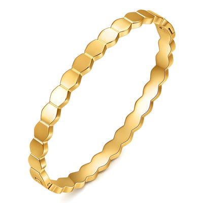 PVD Gold-Plated Stainless Steel Bracelet - Intensity