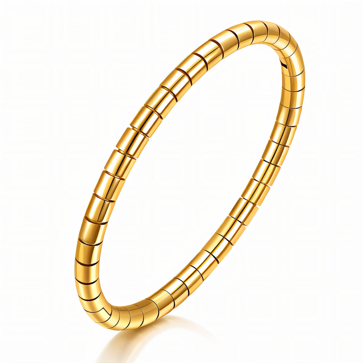 PVD Gold-Plated Stainless Steel Bracelet - Intensity
