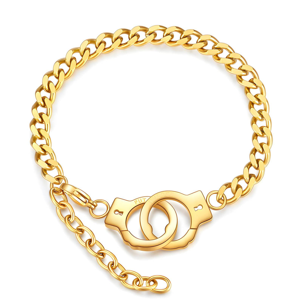 PVD Gold-Plated Stainless Steel Bracelet - Intensity