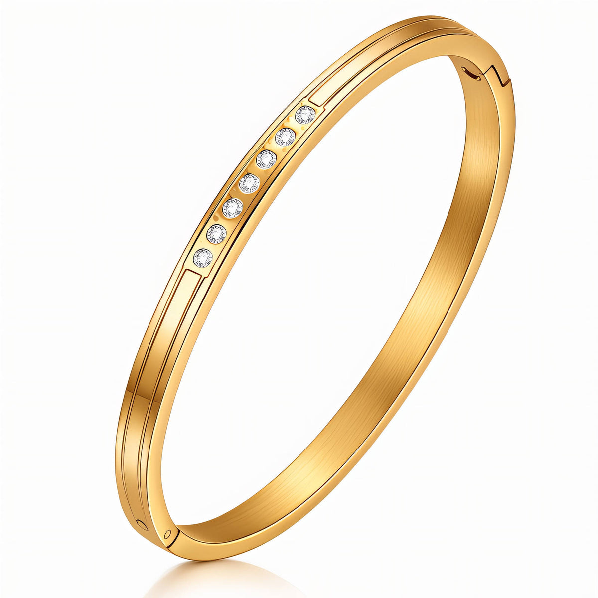 PVD Gold-Plated Stainless Steel Bracelet - Intensity