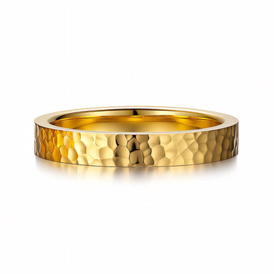 PVD Gold-Plated Stainless Steel Ring - Intensity