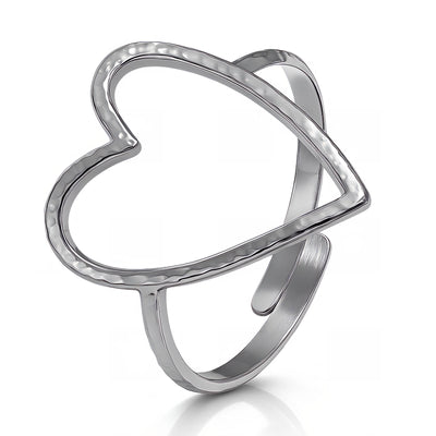 Heart Stainless Steel Ring - Intensity