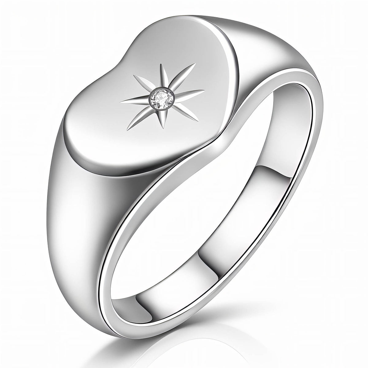 Heart Stainless Steel Ring - Intensity