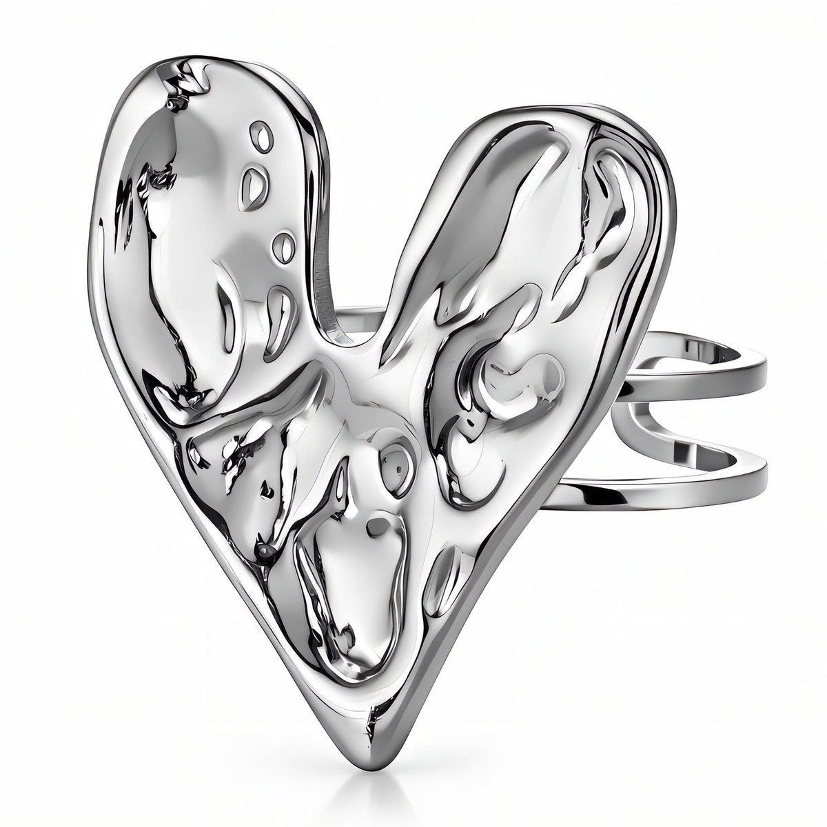 Heart Stainless Steel Ring - Intensity