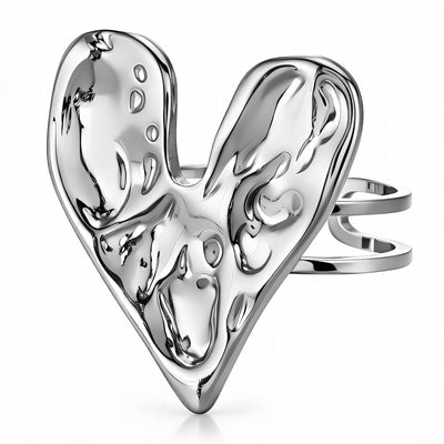 Heart Stainless Steel Ring - Intensity