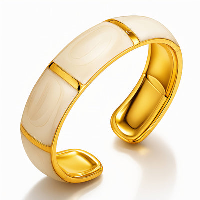 PVD Gold-Plated Stainless Steel Ring - Intensity