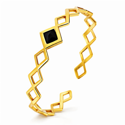 PVD Gold-Plated Stainless Steel Bracelet - Intensity
